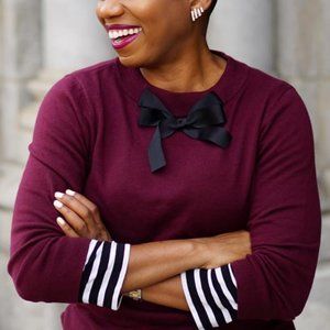 J. Crew Bow-Neck Sweater